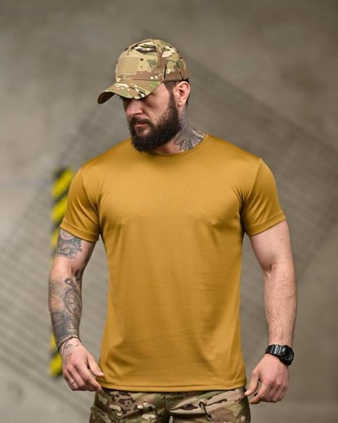Чоловіча тактична футболка selion veteran cayot 96331 фото